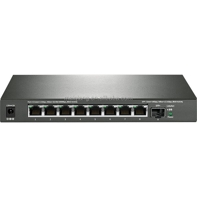 Mercury SE109 8 Port 2.5G Multi-Gigabit Easy Smart Managed PoE Desktop Switch With 1 10G SFP