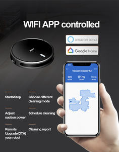 Aspirateur robot ABIR G20, charge automatique, efficacité, rechargeable, <span class=keywords><strong>balai</strong></span> numérique, forte aspiration, contrôle par application, faible bruit - Product Image 4