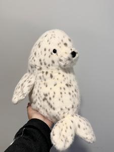 Peluche de Foca Blanca, Juguete de Peluche Suave Relleno de Algodón PP, Regalo Antiestrés para Niños - Product Image 2