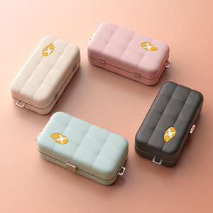 8 Inch Travel Makeup Bag Cosmetic Case Portable Vanity Organiser Box Beauty Bag Make up Storage Case for Women Girls - Product Image 2