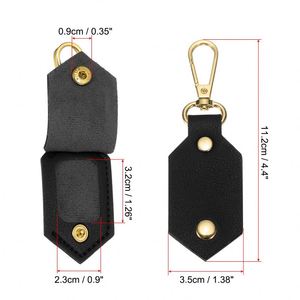 Lightweight PU Leather Photo Keychain Corporate Gifts Personalized Keychain Charm Mini Photo <b>Frame</b> for <b>Friends</b> Family Lover - Product Image 4