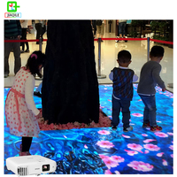 Projecteur interactif multi-scènes pour la publicité Écran holographique 3D immersif pour projection murale instrumentale
