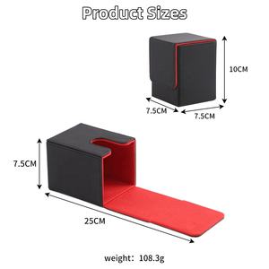 OEM ODM étanche résistant à l'usure personnalisé 100 + boîte de rangement de cartes à jouer à manches pour <span class=keywords><strong>Yugioh</strong></span> pour le jeu de famille TCG - Product Image 2