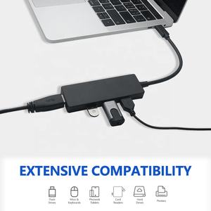 المحمولة 4 منافذ تتجاوز البيانات 3.0 4 في 1 USB نوع C محول محور لجهاز كمبيوتر ماك بوك - Product Image 2