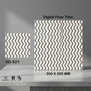 Usine Vistaar Carrelages de sol en céramique de qualité exportable Bon marché 3D Digital Glazed Glossy Rectified Rustic Surface 12x12 16x16 - Product Image 5