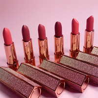 Meilleures ventes de cosmétiques de haute qualité uniques Créez vos propres pigments de marque Maquillage bio de luxe coloré Rouge à lèvres naturel