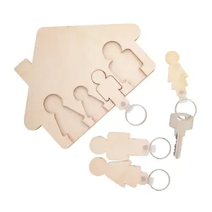 Porte-clés mural en bois personnalisé pour merchandising - Product Image 2