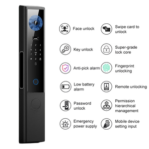 Serrure de porte intelligente avec application Tuya intégrée, caméra, empreinte digitale, mot de passe, carte IC, entrée sans clé - Product Image 3