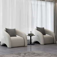 Fauteuil d'appoint léger et écologique de style nordique pour salon et balcon, petit fauteuil de détente individuel