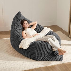 <span class=keywords><strong>Fauteuil</strong></span> pouf 3 en 1 pour adultes et enfants, canapé convertible avec rembourrage, canapé lounge en <span class=keywords><strong>mousse</strong></span> à mémoire de forme pour chambre et salon - Product Image 6