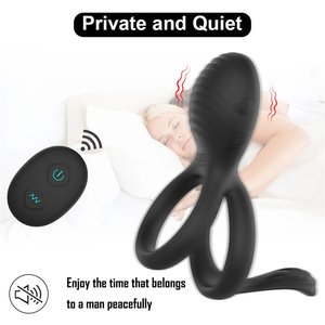 Amazon Bestseller Adult Vibrator & Penis Ring Fernbedienung Prostata-Massage gerät für Verzögerung Ejakulation Bestes Sexspielzeug für Männer - Product Image 3