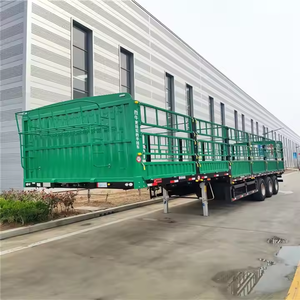 Semirremolque de 3 Ejes con Barandas de 80-100 Toneladas para Transporte de Carga Pesada, Ideal para Granos y Materiales de Construcción - Product Image 2