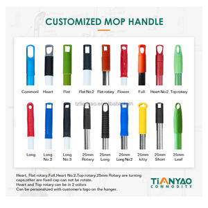 Tianyao TY-PT33 Manche <span class=keywords><strong>télescopique</strong></span> classique en fer durable pour <span class=keywords><strong>balai</strong></span> et serpillière avec adaptateur, extensible jusqu'à 3 m pour le nettoyage des sols domestiques - Product Image 5