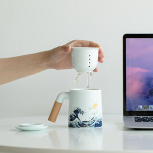 Personnalisé d'entreprise luxe coffret cadeau pour client <span class=keywords><strong>Patron</strong></span> collègue client avec tasse à thé en cuivre cadeaux souvenirs vente en gros - Product Image 3