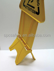 Biển Báo Cảnh Báo Nguy Hiểm Trơn Trượt Bằng Nhựa Có Thể In Ổn Định Phong Cách Châu Âu Biển Báo An Toàn Đứng Dọc Sàn Ướt Thận Trọng - Product Image 4