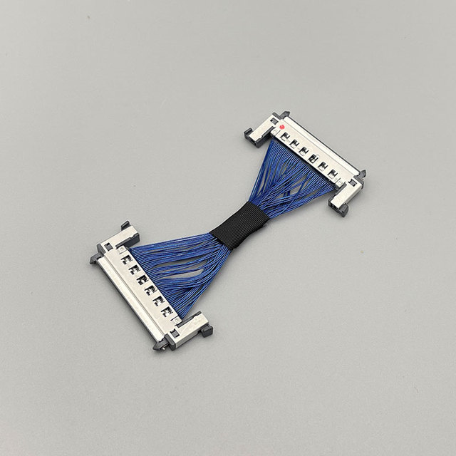 Custom Cable 30pin 40pin 50 Pin 1.0mm Pitch Harness Wire Screen Cable for Lcd Display Panel Controller Lvds Cable
