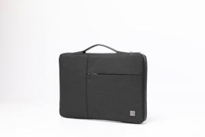 Housse d'ordinateur portable de voyage d'affaires avec logo personnalisé, sacoche avec poignée, étui pour ordinateur portable en polyester imperméable pour ordinateurs portables de 15,6 pouces - Product Image 4