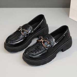 Nouvelles chaussures mocassins pour femmes Lefu K1803, été automne 2023, couleur unie, semelle épaisse, style étudiant coréen, imperméables, antidérapantes - Product Image 2