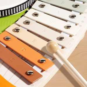 Vente chaude Instruments de percussion basse en bois éducation précoce des enfants jouets musicaux musique de tambour de cloche de vent transfrontalière - Product Image 4