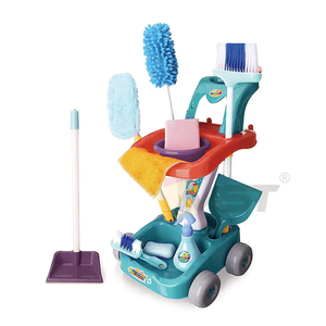 Cadeau <span class=keywords><strong>de</strong></span> noël pour enfant en bas âge, jeu <span class=keywords><strong>de</strong></span> simulation, chariot <span class=keywords><strong>de</strong></span> <span class=keywords><strong>ménage</strong></span>, ensemble <span class=keywords><strong>de</strong></span> jouets <span class=keywords><strong>de</strong></span> nettoyage pour l'éducation préscolaire - Product Image 1