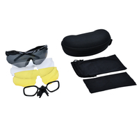 Lunettes de protection anti-balles personnalisées pour la myopie, conformes à la norme ANSI Z87.1-2000, avec lentilles interchangeables