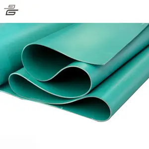 Fábrica venda tamanho Soft pvc flexível plástico folha verde macio 5mm colorido preço