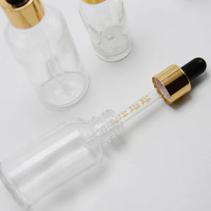 High Sale 30ml 50ml 60ml Screen-Printed Thick Bottom Glass <b>Dropper</b> <b>Bottle</b> Customizable Clear Glass Essential Oil Package <b>Bottle</b> - Product Image 2