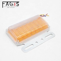 Feux latéraux de véhicule Fagis Ampoule de voiture Feux d'avertissement LED 24V 12V Orange DOT CE ROHS Certifié 12W Garantie 3 ans Ajustement universel