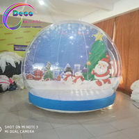 Pièce gonflable de bulle de publicité pour camper, tente gonflable de dôme de bulle de ballons