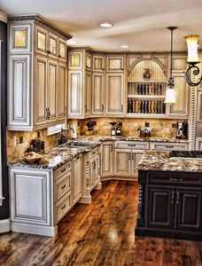 Solid Wood European French Style <b>Kitchen</b> Cabinets Custom-Made Villa Apartment Home Decor <b>Furniture</b> Island Countertops Cabinets - Product Image 2