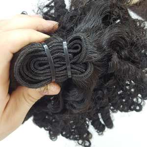human <b>hair</b> <b>extension</b> 1B curly Vietnam virgin <b>hair</b> weave bundles 8-34 inch raw remy <b>hair</b> for <b>black</b> women - Product Image 4