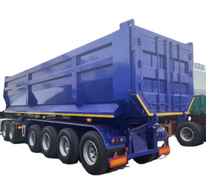High Quality U-Shape End Rear Tipper Dumper 25cbm 32cbm Semi Truck <b>Trailer</b> - Product Image 1