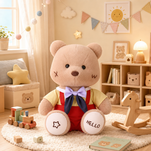 Proveedor Mayorista de Osos de Peluche de Algodón Orgánico Premium, Personalizables, con Lazo y Diseño de Ropa - Product Image 2