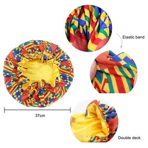 2024 gran oferta africano Gele turbante Hijab sombrero con Aso Oke Headtie doble capa pañuelo para la cabeza para <span class=keywords><strong>mujer</strong></span> - Product Image 2
