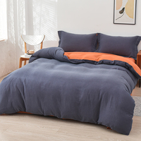 Ensemble de literie Simple Fresh Queen 100% coton 300TC de qualité écologique pour toutes les saisons, housse de couette, draps, housse de couette, oreiller