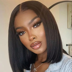 Perruque Bob vierge Remy <span class=keywords><strong>cheveux</strong></span> humains avant dentelle perruque pas cher prix péruvien 13*4*1 <span class=keywords><strong>Long</strong></span> Transparent cuticule aligné <span class=keywords><strong>cheveux</strong></span> vierges bruts 150% - Product Image 1