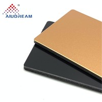 Revêtement mural en bois, panneau ACP, système de façade de plafond, Alucobond 3 mm 4 mm, panneaux composites en aluminium, feuille ACM imperméable, haute qualité