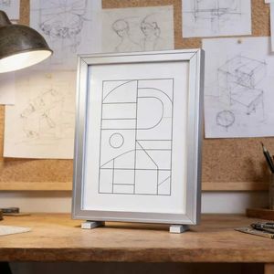 Marco de Aluminio Visible de Doble Cara, Ligero y Duradero, con Soporte para Exhibición Promocional en Mostrador o Ventana - Product Image 3