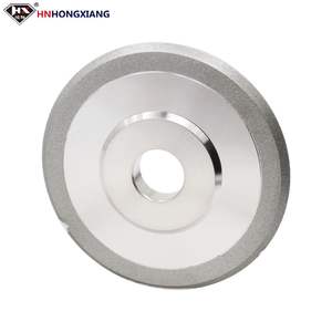 Muela abrasiva de diamante ranurado galvanizado de alta calidad Muela abrasiva de diamante con ranura en <span class=keywords><strong>V</strong></span> para carburo de tungsteno ranurado - Product Image 4