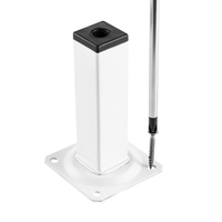 Pieds de chaise modernes en acier inoxydable, imperméables, écologiques et durables, pour mobilier de jardin, patio et salon, capacité 12 kg