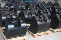 Aksesoris Excavator Mini Bucket Batu Hidrolik Custom OEM Grosir untuk Penggalian, Bucket Standar untuk Mesin Penggali