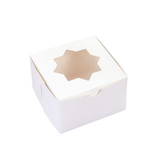 Boîtes à gâteaux Kraft 4x4x4 pouces pour pâtisseries, desserts, gâteaux, tartes, beignets, macarons - Product Image 5