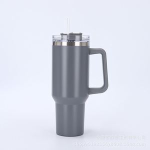 40oz <b>Car</b> Travel H1.0 Handle <b>Mug</b> Vacuum Tumbler Lid Straw Non-Slip Base OEM ODM Custom Logo - Product Image 5