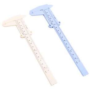 Plastic Brow Vernier Ruler Caliper White Pink Eyebrow Measuring Tool for PMU Microblading Accessories - Product Image 4
