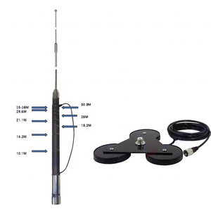 Antena Móvil HF de Banda Ancha de 7-50MHz, Antena Móvil de Largo Alcance para Transceptor de Radio para Automóvil - Product Image 1