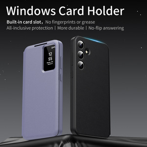 Étui de téléphone intelligent à clapet de luxe de haute qualité JOYPORODO F011 pour Samsung S24 S23 S22 <span class=keywords><strong>S21</strong></span> Ultra avec couverture en cuir à rabat pour carte d'identité - Product Image 1