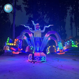 Fête <span class=keywords><strong>foraine</strong></span> Attraction Noël Parc d'attractions Rotary Game Fairground 30 Places Crazy Dancing Fly Big Octopus Rides à vendre - Product Image 4
