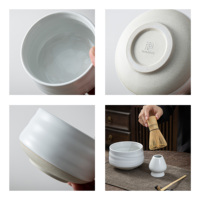 TEANAGOO Ensemble cadeau matcha personnalisé en gros, style japonais, logo OEM, bol en céramique, ensemble de fouet à matcha pour les outils à thé