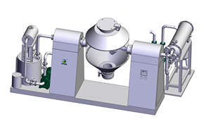 Secador Rotatorio de Vacío de Doble Cono TOPTION, SUS316L, Calentamiento Eléctrico, para Alimentos y Productos Químicos - Product Image 6