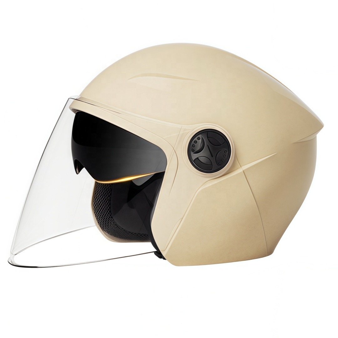 Low Price Mushroom Helmet Double Visor, ABS Material